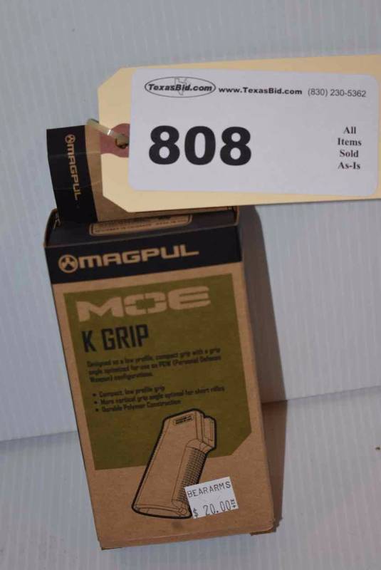 lot 808 image: (1)Moe K Grip