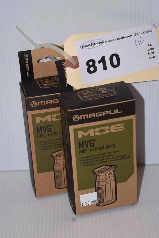 lot 810 image: (2)Moe Vertical Grips