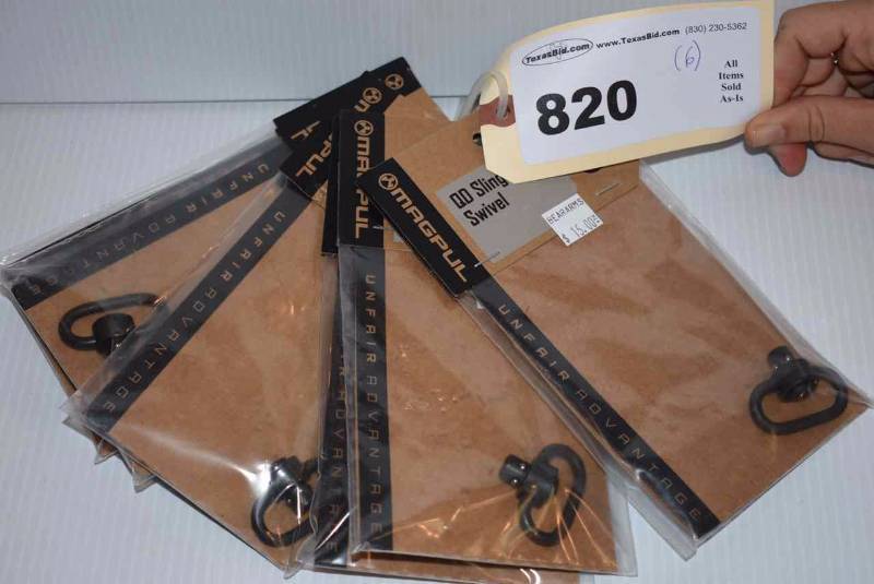 lot 820 image: (6) MagPull QD Sling Swivel