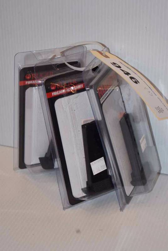 lot 946 image: (3)Ruger Magazines