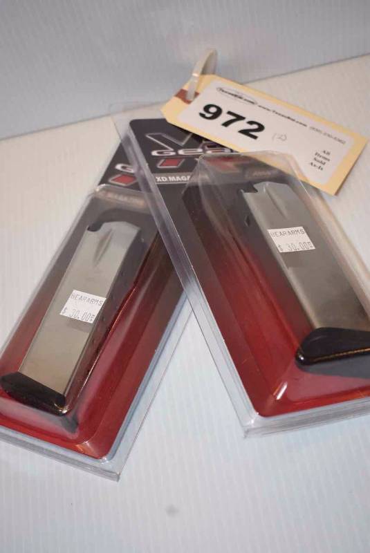 lot 972 image: (2)XD Gear Magazines