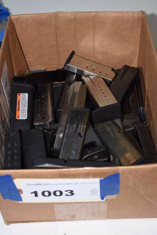 lot 1003 image: Pistol Magazines