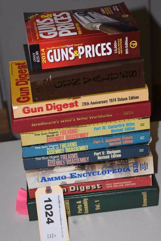 lot 1024 image: Gun Books