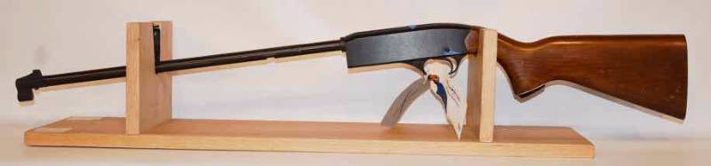 lot 53 image: Receiver, parts, action, stock  Winchester unknown model,  22 S,L,LR  (sn  72891)  used parts