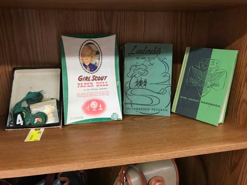 lot 59 image: Girl Scout Books, Paper Doll, Patches