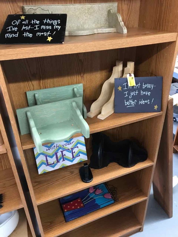 lot 70 image: Shelves, Shelf Brackets, Signs