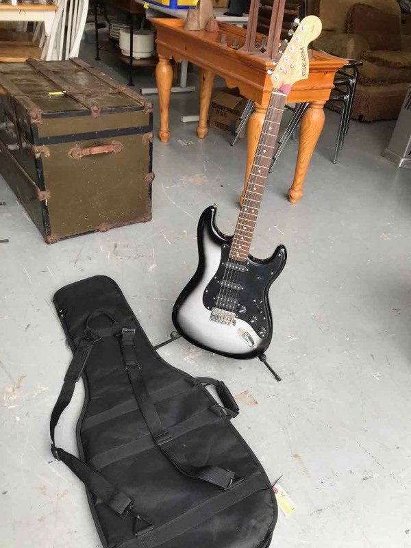 lot 74 image: Fender Guitar and Case