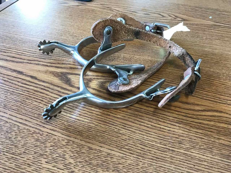 lot 169 image: Pair of Spurs (USA)