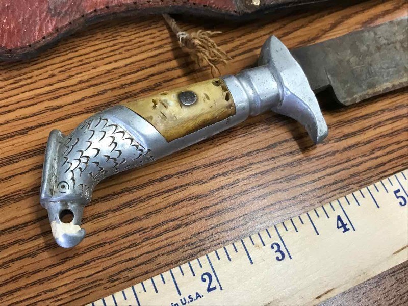 Sold at Auction: Vintage Mexican Horn Handle Knife