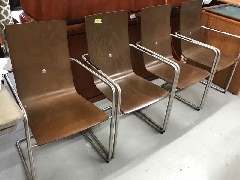 lot 205 image: (4) Leland International Chairs