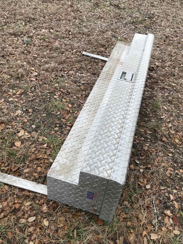 lot 230 image: Side Tool Box, Diamond Plate (no keys)
