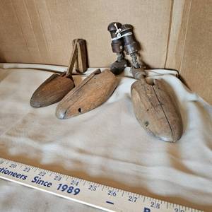 lot 716 image: Antique shoe stretchers