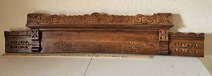 lot 808 image: Antique Walnut Crown, Eastlake