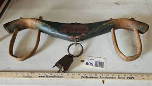 lot 809 image: Antique Yoke Marked as S.Z. Parker
