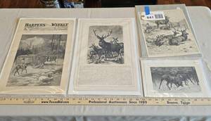 lot 841 image: Harpers Weekly Prints
