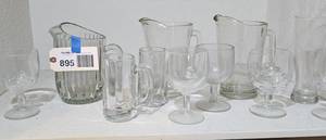 lot 895 image: Beer Time pitchers, mugs, goblets