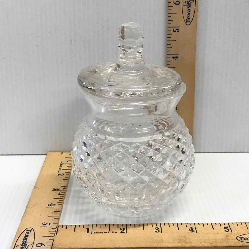 lot 78 image: Cut Crystal Jar