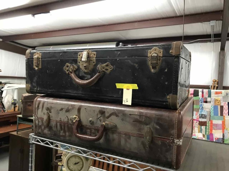 lot 148 image: (2) Old Luggage Cases