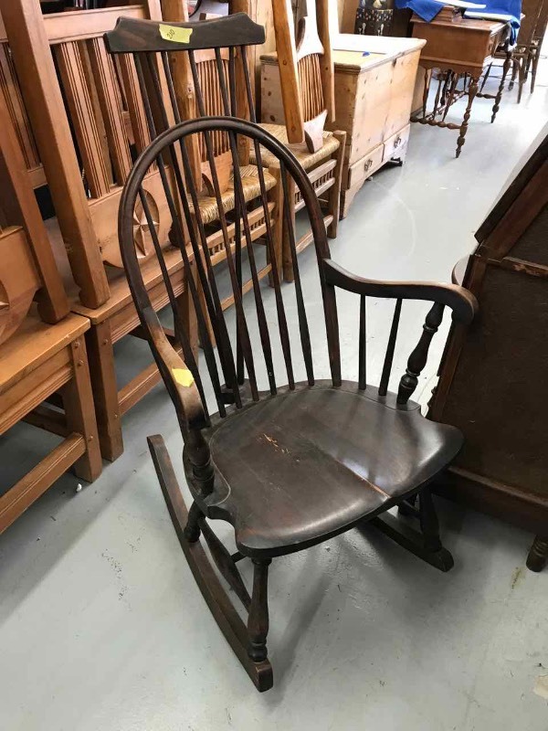 binghamton chair company morris rocker