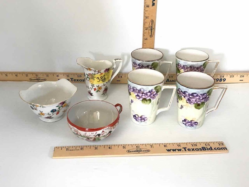 lot 387 image: Cups, Cup & Saucer