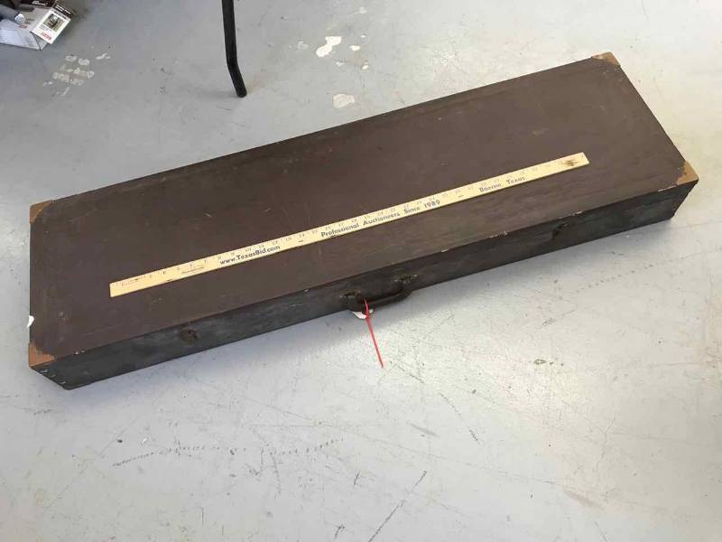 lot 29 image: Wood Carry Case