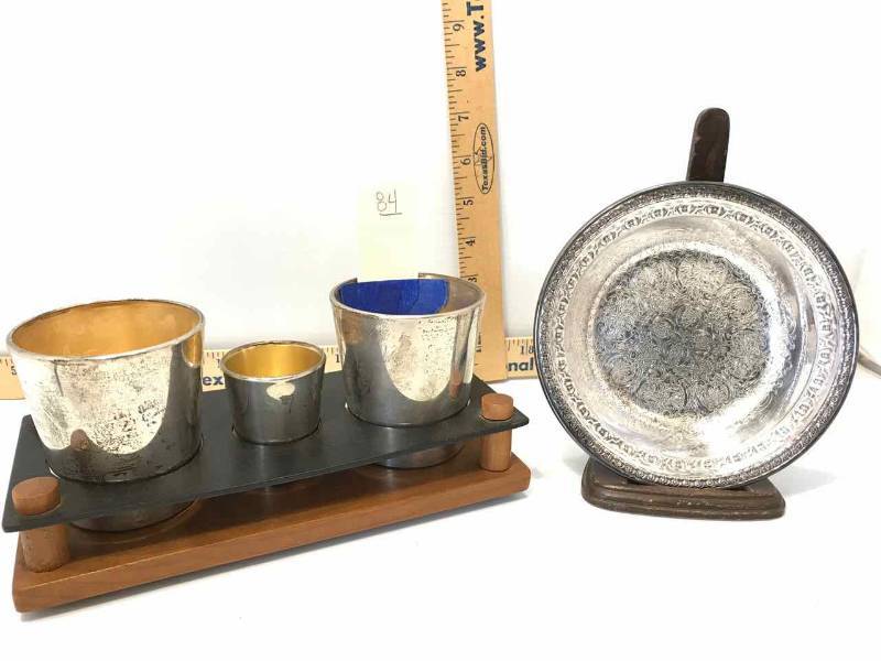 lot 84 image: Reed & Barton 6 Bowl 1303, Sterling Drink Set X577