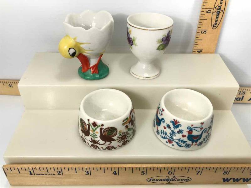 lot 177 image: (4) Egg Cups