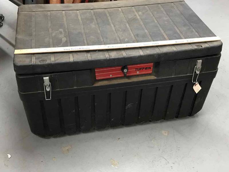 lot 240 image: Black Plastic Storage Tuff-Bin
