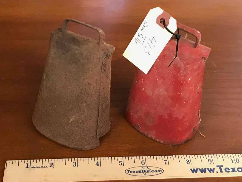 lot 413 image: Two Cowbells