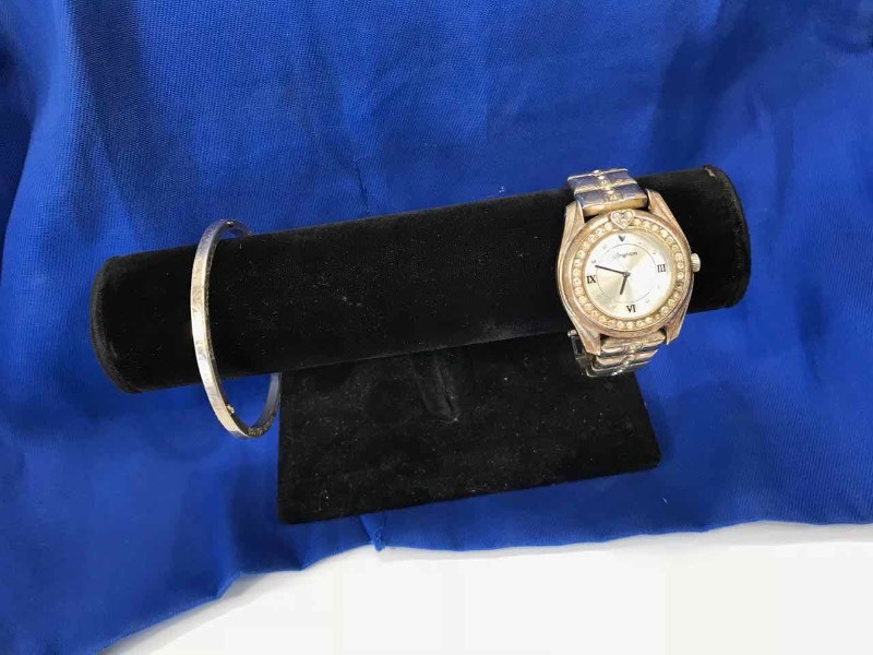 lot 109 image: (2) Brighton Wrist Watch (Dana Point) & a Bracelet (Love Your Heart)