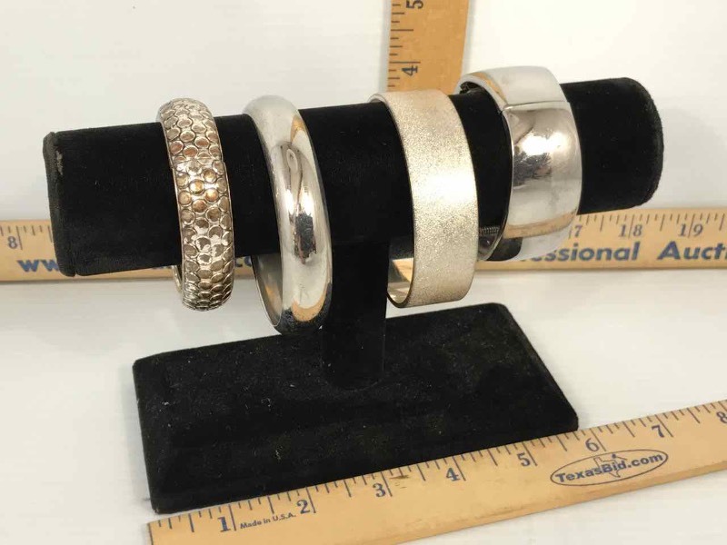 lot 138 image: (3) Bracelets, (1) Narmi Wrist Watch