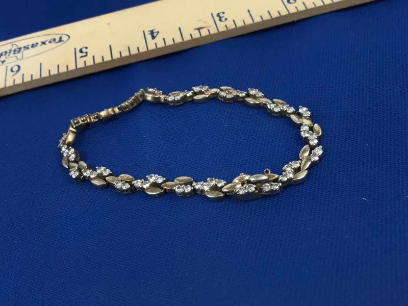 lot 157 image: Bracelet Sterling Silver with Cubic Zirconia (925 CZ)