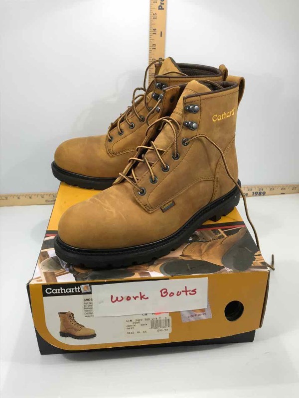 lot 202 image: Carhart Work Boots (8.541.5)