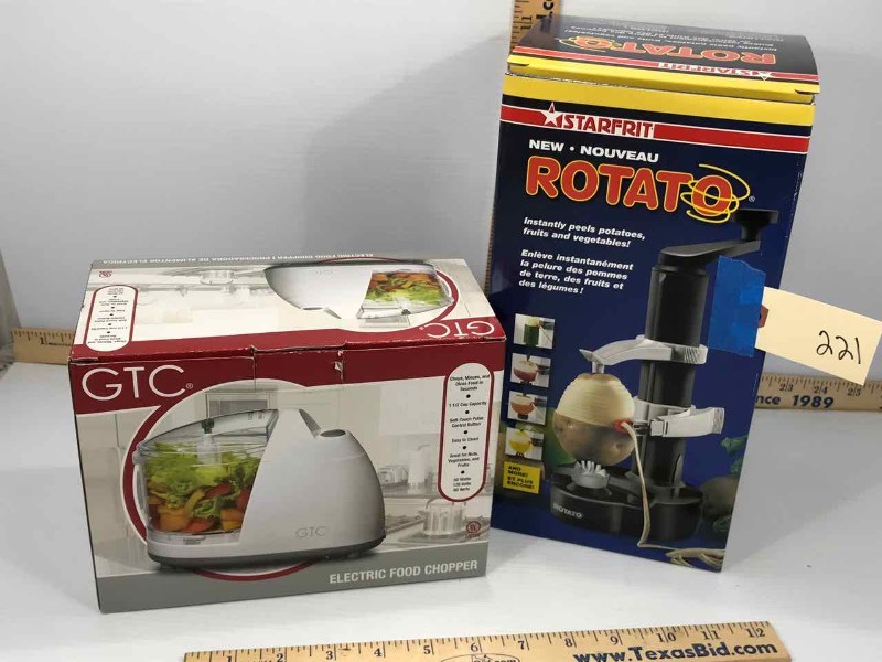 lot 221 image: Rotato & GTC Food Chopper