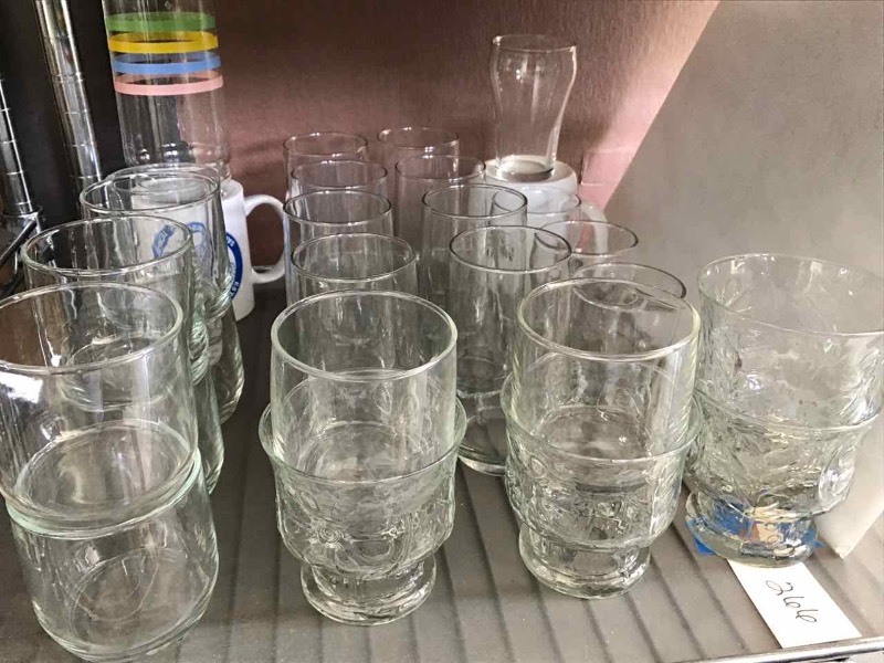 lot 266 image: Assorted Drinking Glasses