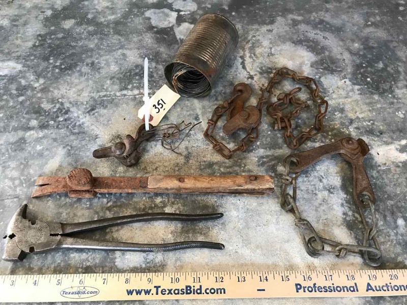 lot 351 image: Fencing Tools Pliers, Stretchers, Etc.