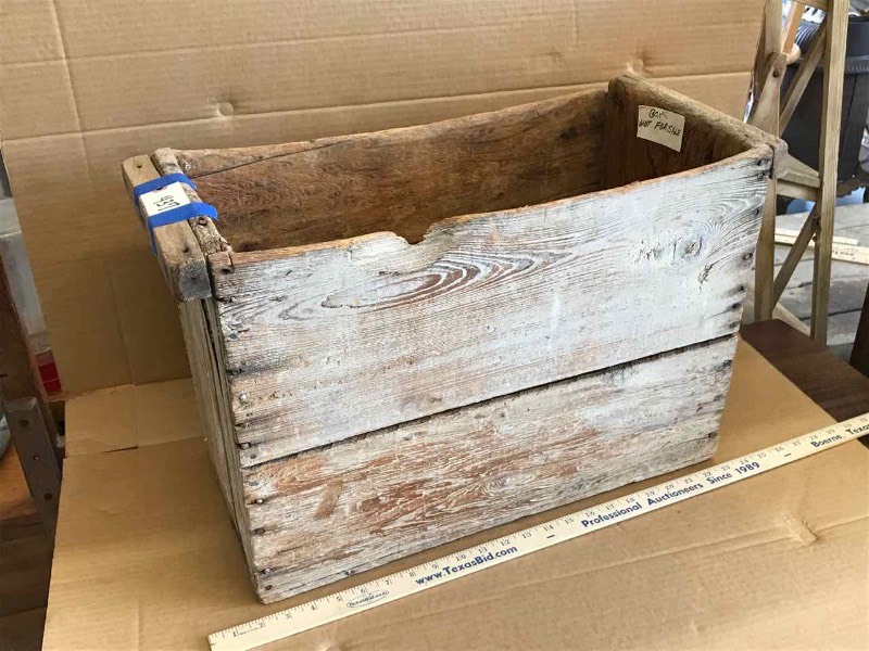 lot 437 image: Antique Wood Box