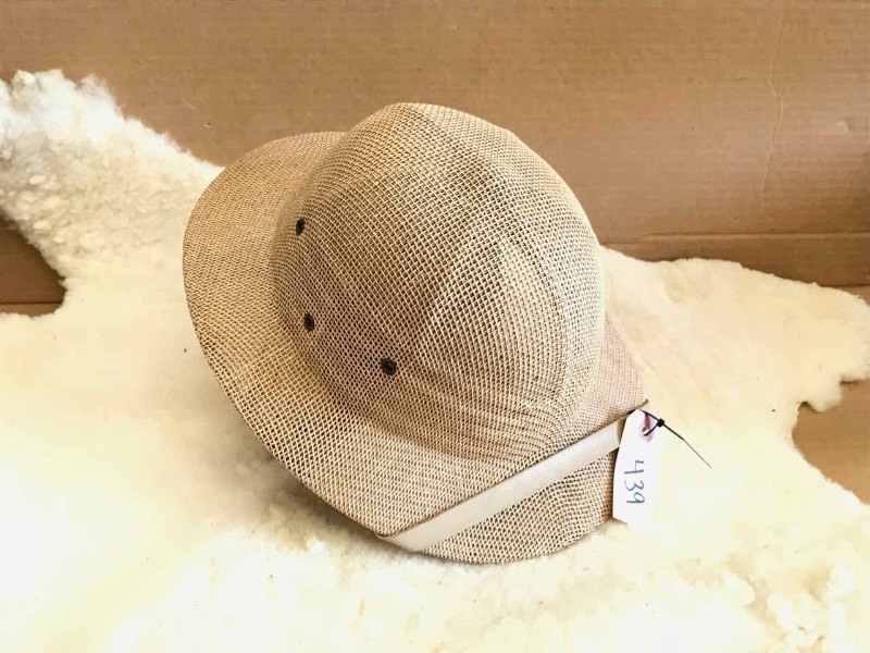 lot 439 image: Sun Pith Helmet, Innovative Headwear Palm Beach Florida