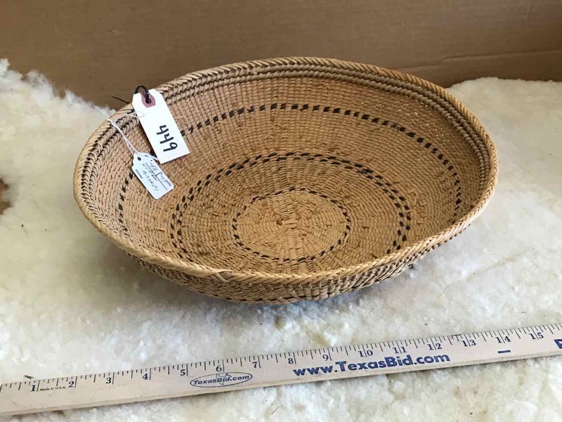 lot 449 image: Woven Basket
