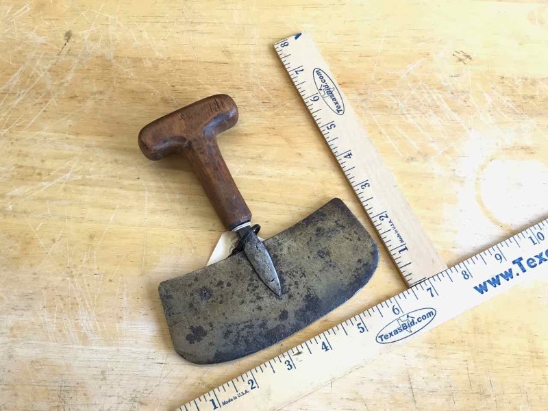 lot 461 image: Antique Hand Forged Food Chopper