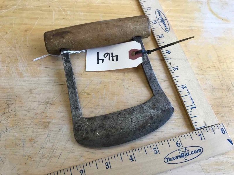 lot 464 image: Antique Primitive Hand Forged Food Chopper