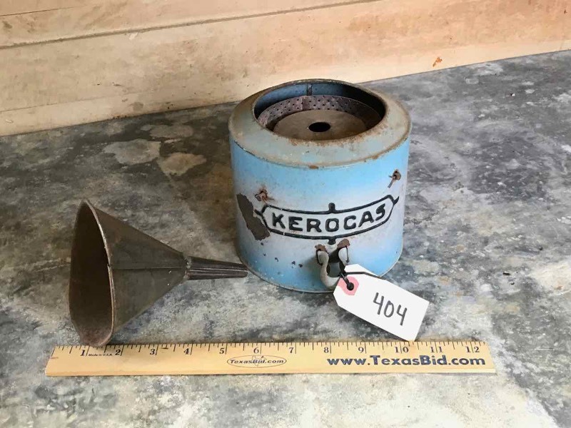 lot 404 image: Kerogas Burner, a Funnel