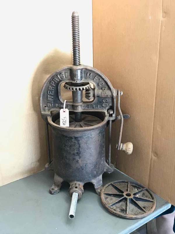 lot 526 image: Antique Press Enterprise Mfg. Co. 20292, extra plate
