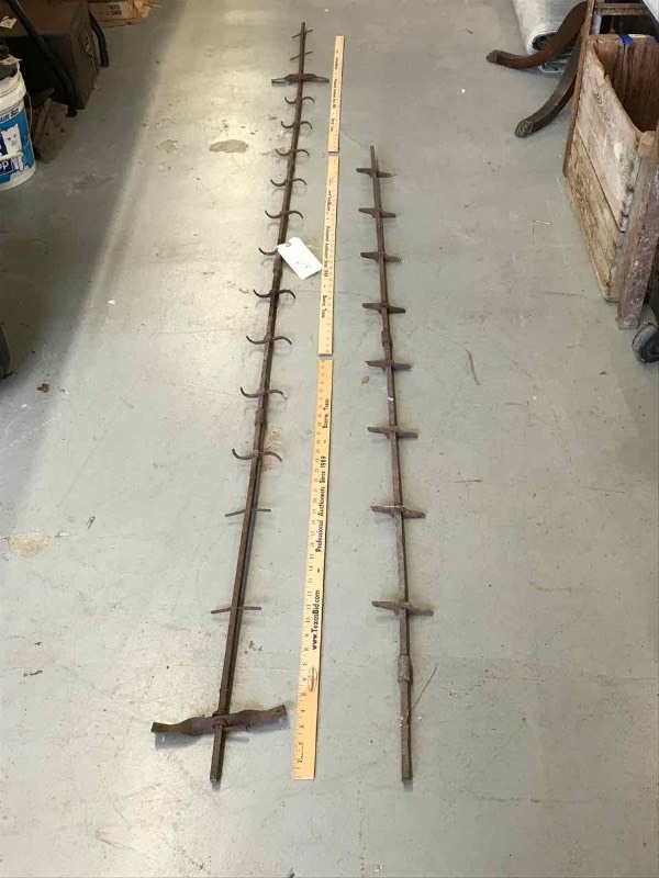 lot 613 image: (2) Antique Implement Parts