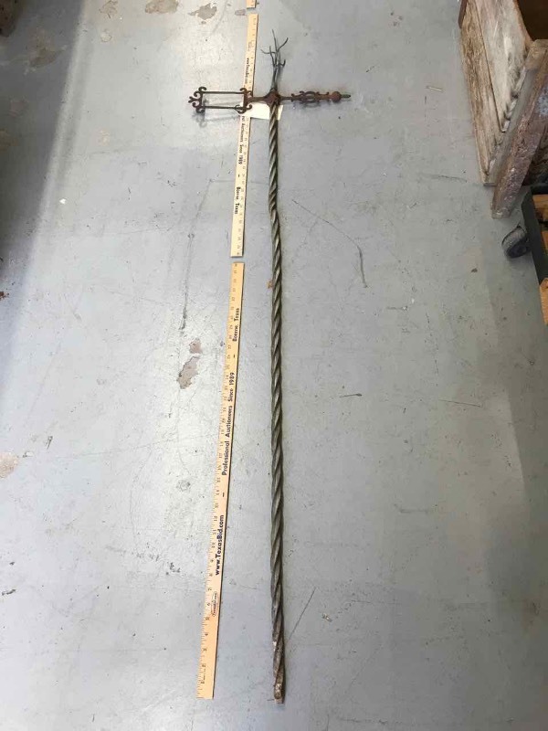 Antique Lightning Rod With Weather Vane Arrow Multi Estate And