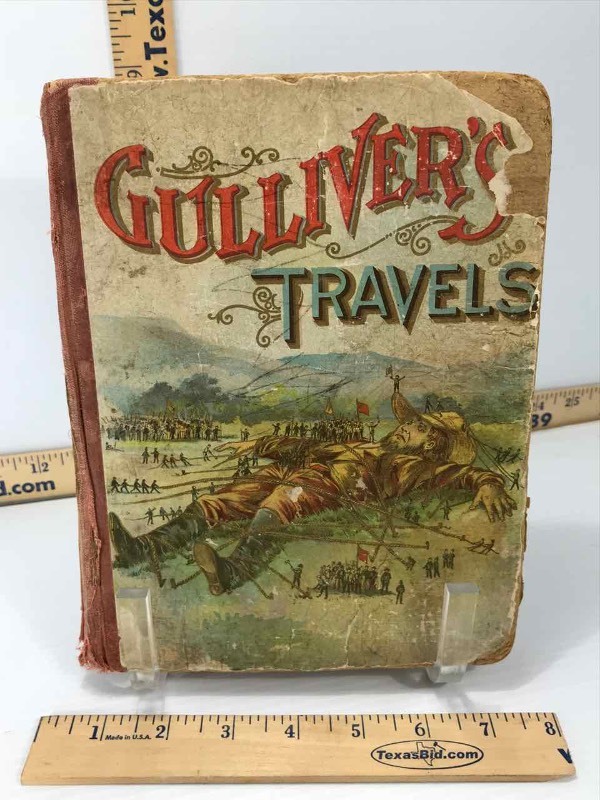 lot 643 image: Old Book Gullivers Travels