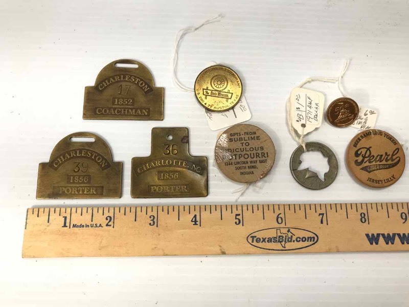 lot 653 image: Tokens & Reproduction Tags