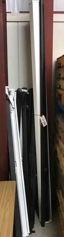 lot 140 image: Lot  Projector Screens, assorted sizes, unknown condition