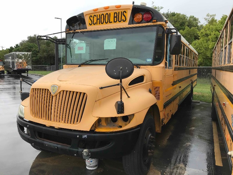 lot 105 image: School Bus - Salvage  2010 IC,  Not running, parts.  (VIN 4DRBUAAN7AB178891))