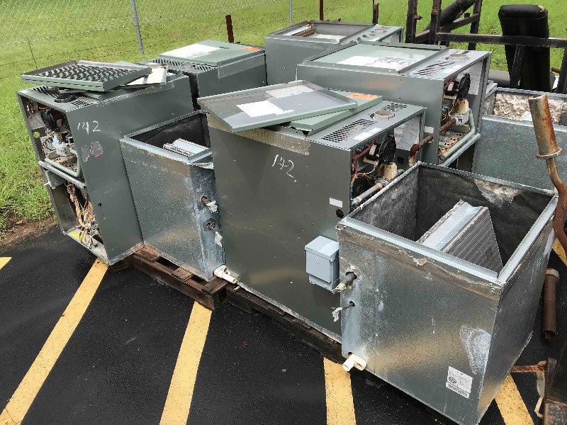 lot 142 image: Salvage  Air handlersHeaters